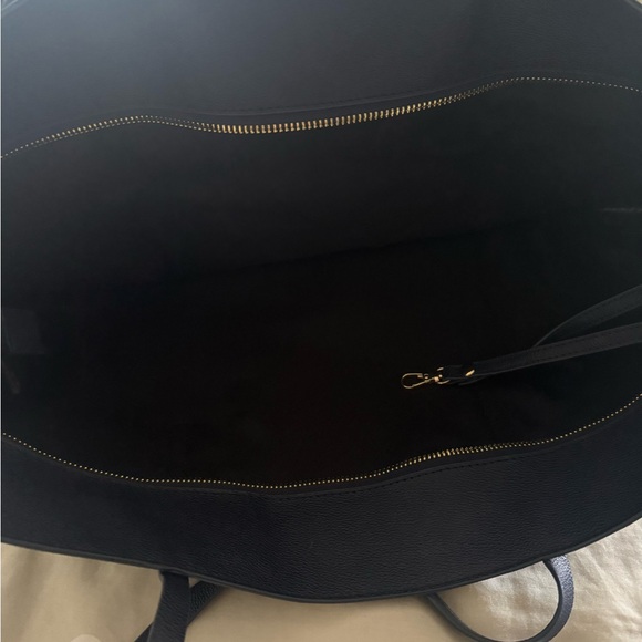 Ted Baker Navy Tote with Yellow Geometric Print - Picture 4 of 5